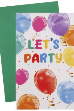 Innbydelseskort ballong 8pk