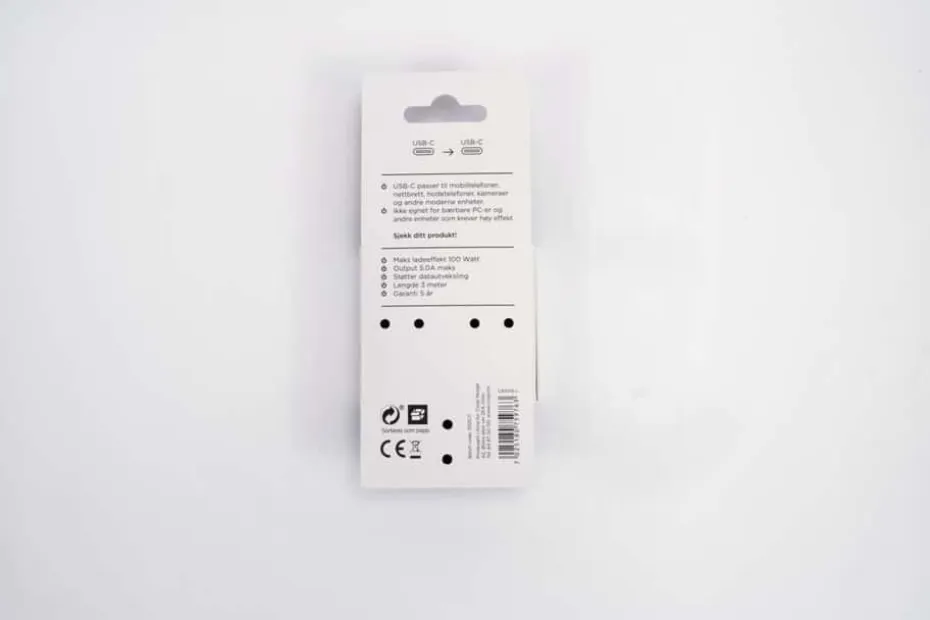 ION Pro CBX316-L USB-C til USB-C kabel 3 m