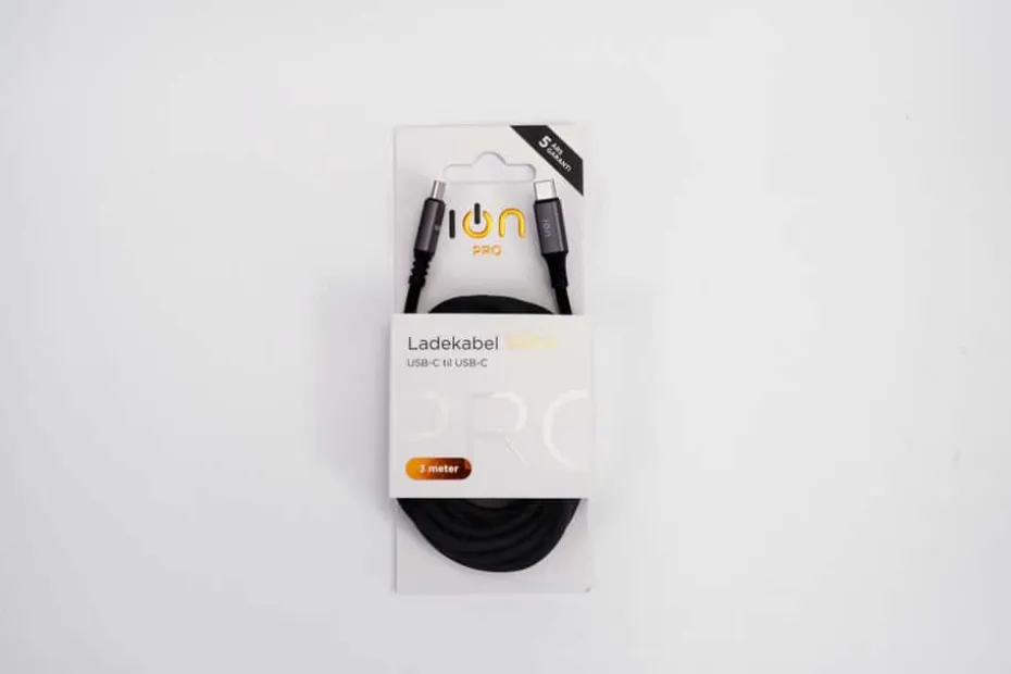 ION Pro CBX316-L USB-C til USB-C kabel 3 m