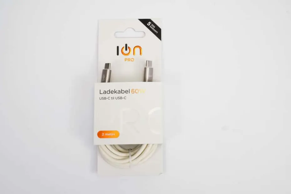 ION Pro CBX312-T-BG USB-C til USB-C kabel 2 m