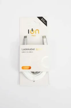 ION Pro CBX312-T-W USB-C til USB-C kabel 2 m