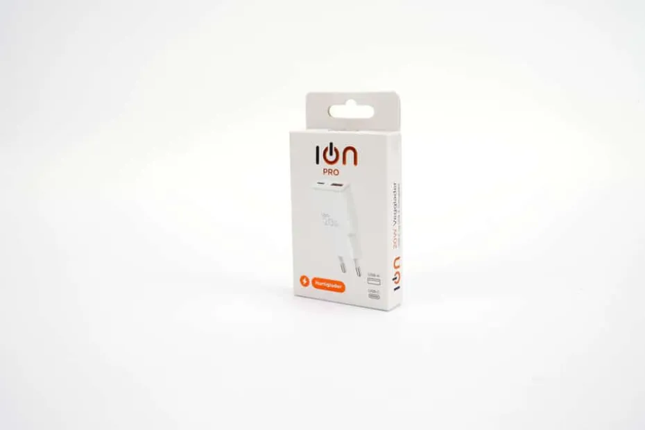 ION Pro UC127 PRO W 20W vegglader USB-C/USB-A