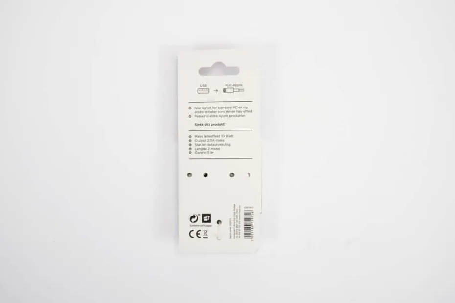ION Pro USB-A til Lightning silikonkabel 2 m