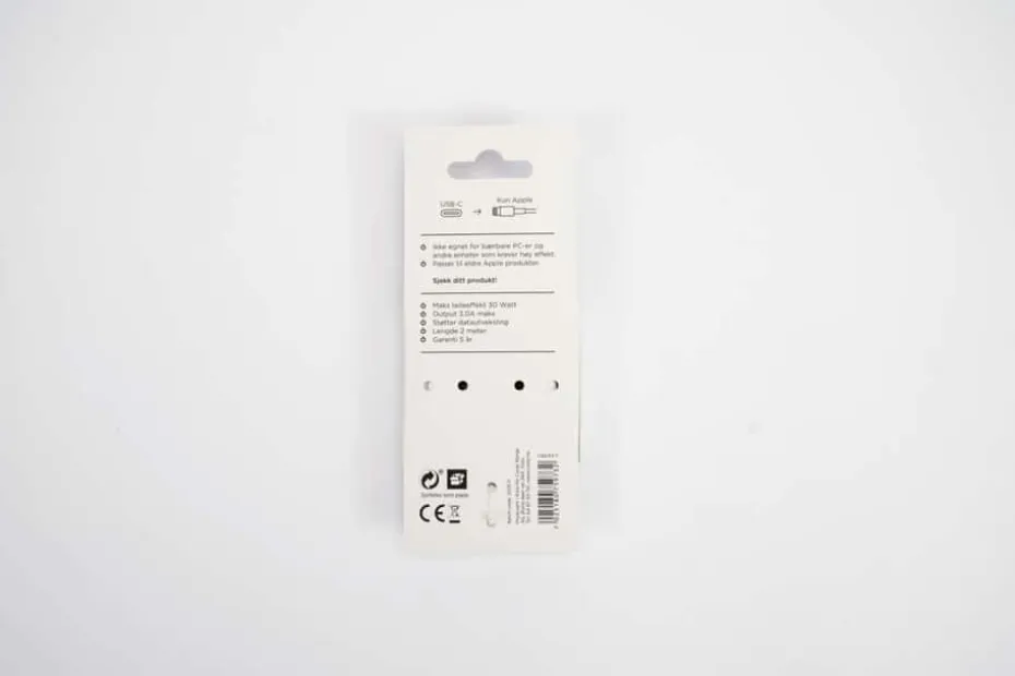 ION Pro USB-C til Lightning silikonkabel 2 m