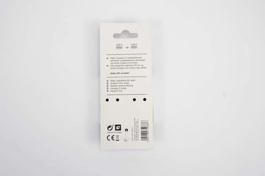 ION Pro USB-C til USB-C silikonkabel 2 m