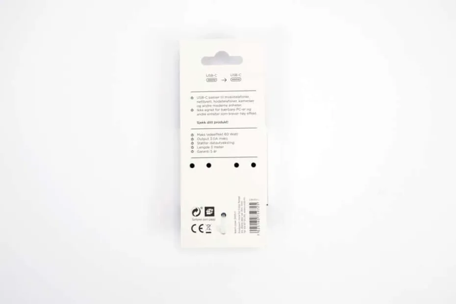 ION Pro USB-C til USB-C silikonkabel 3 m