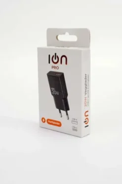 ION Pro UC127 PRO B 20W vegglader USB-C/USB-A