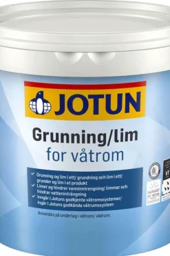 Jotun grunning/lim for våtrom