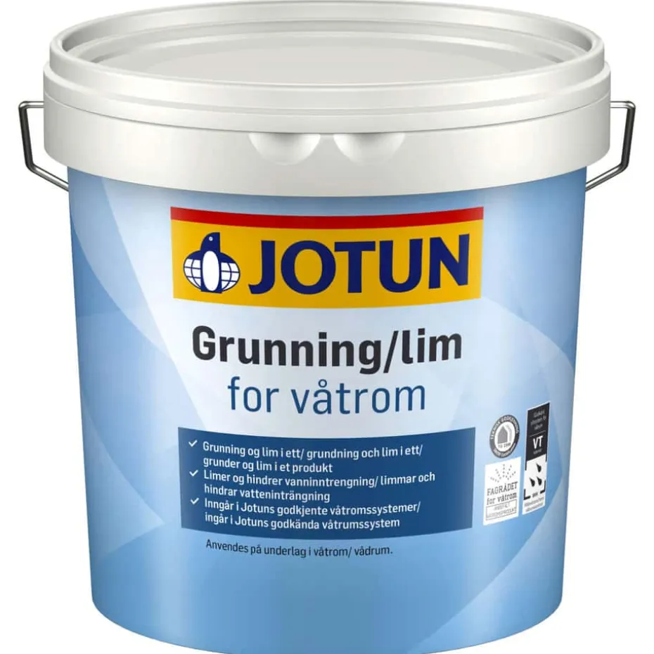 Jotun grunning/lim for våtrom
