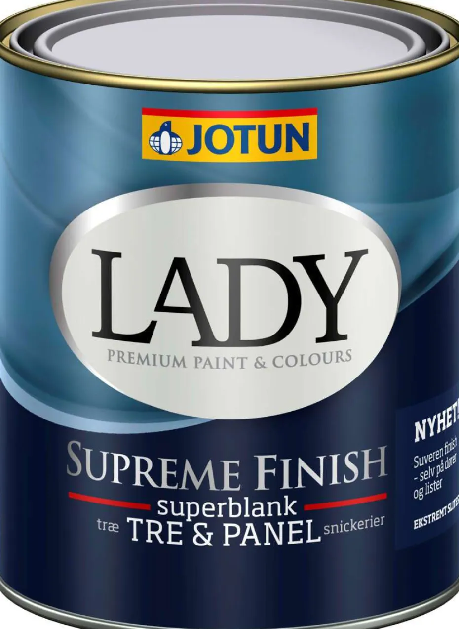 Jotun Lady Supreme Finish 80/helblank interiørmaling