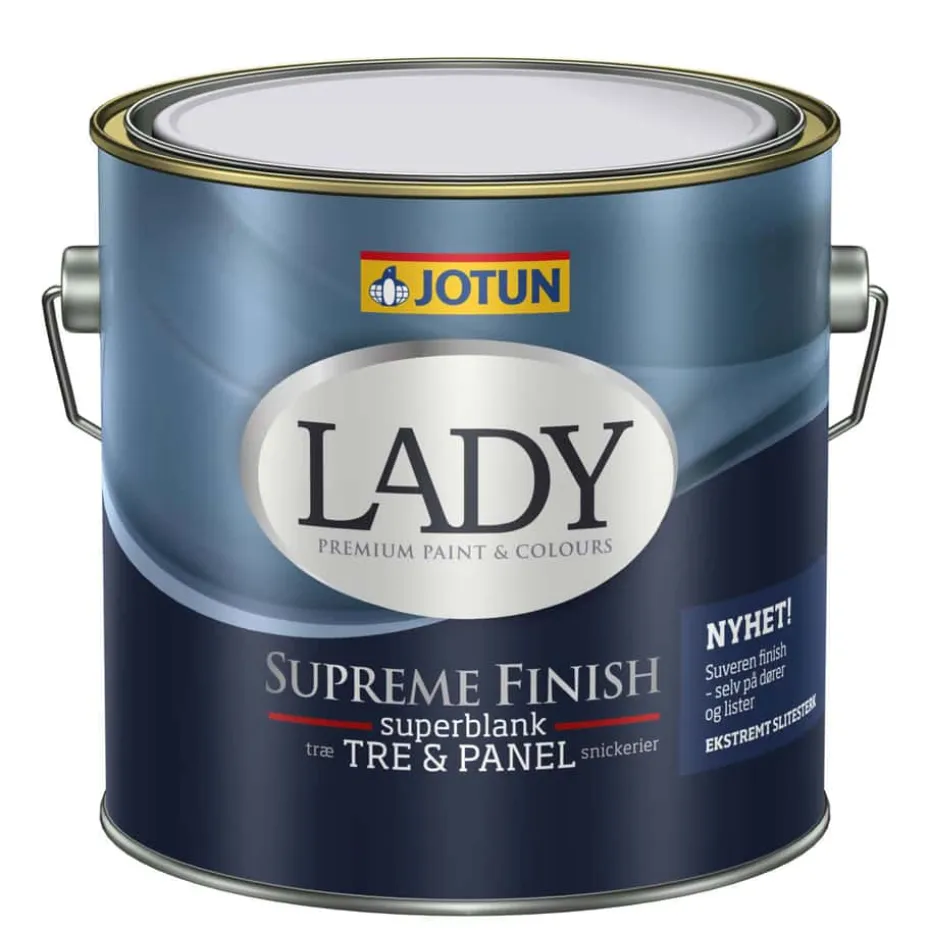 Jotun Lady Supreme Finish 80/helblank interiørmaling