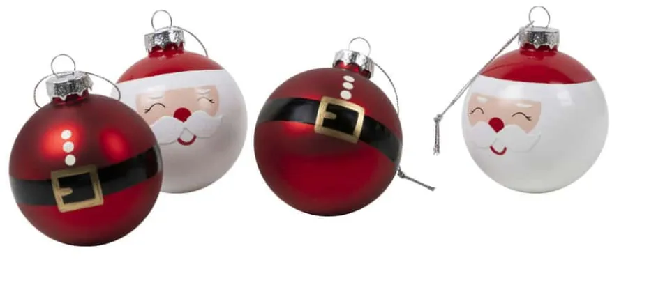Julen julekuler 4pk