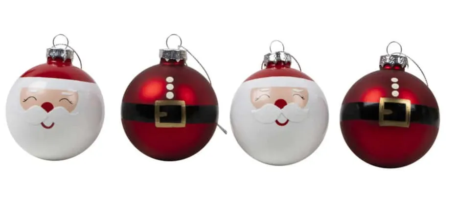 Julen julekuler 4pk
