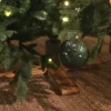 Juletrefot i treverk for kunstig juletre