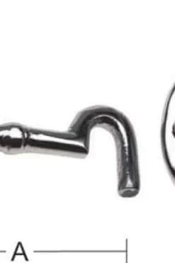 Kabinkrok 7408-110 Krom