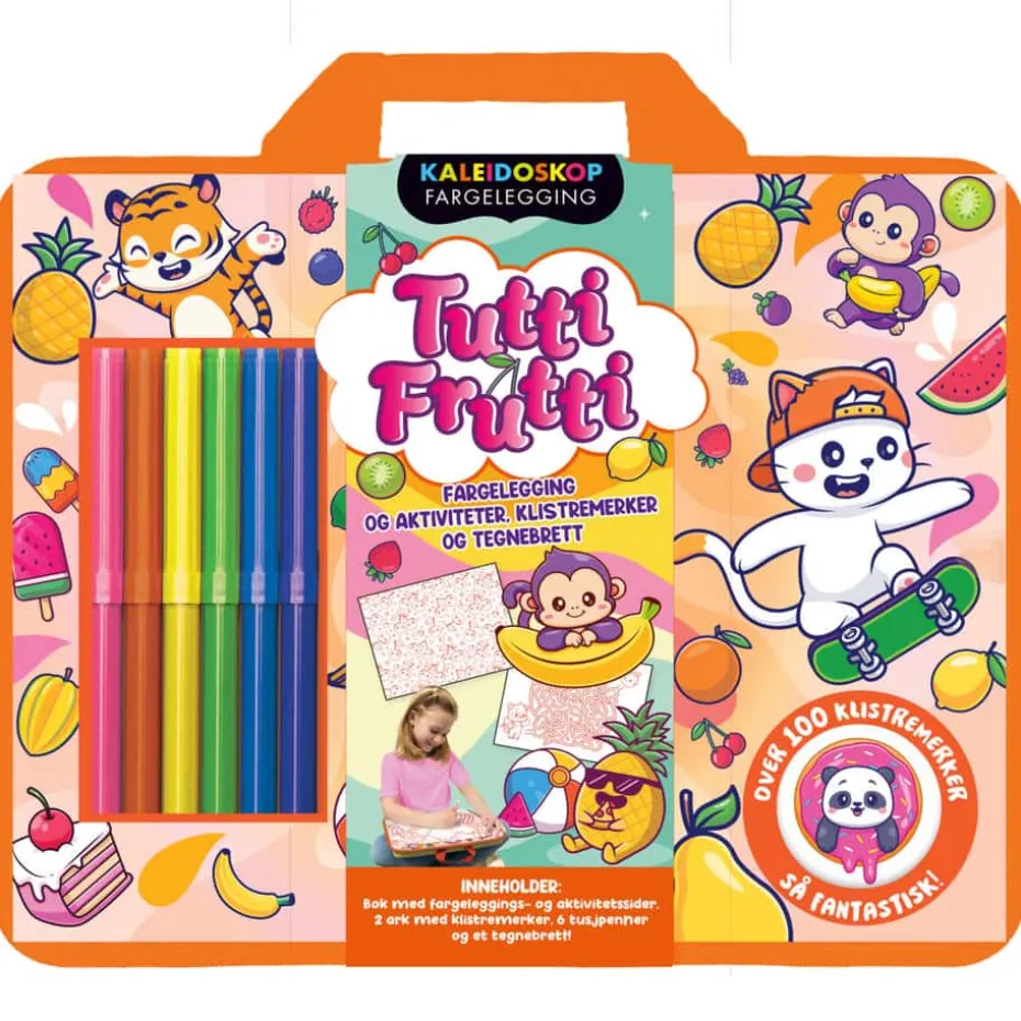 Kaleidoskop fargelegging: Tutti Frutti