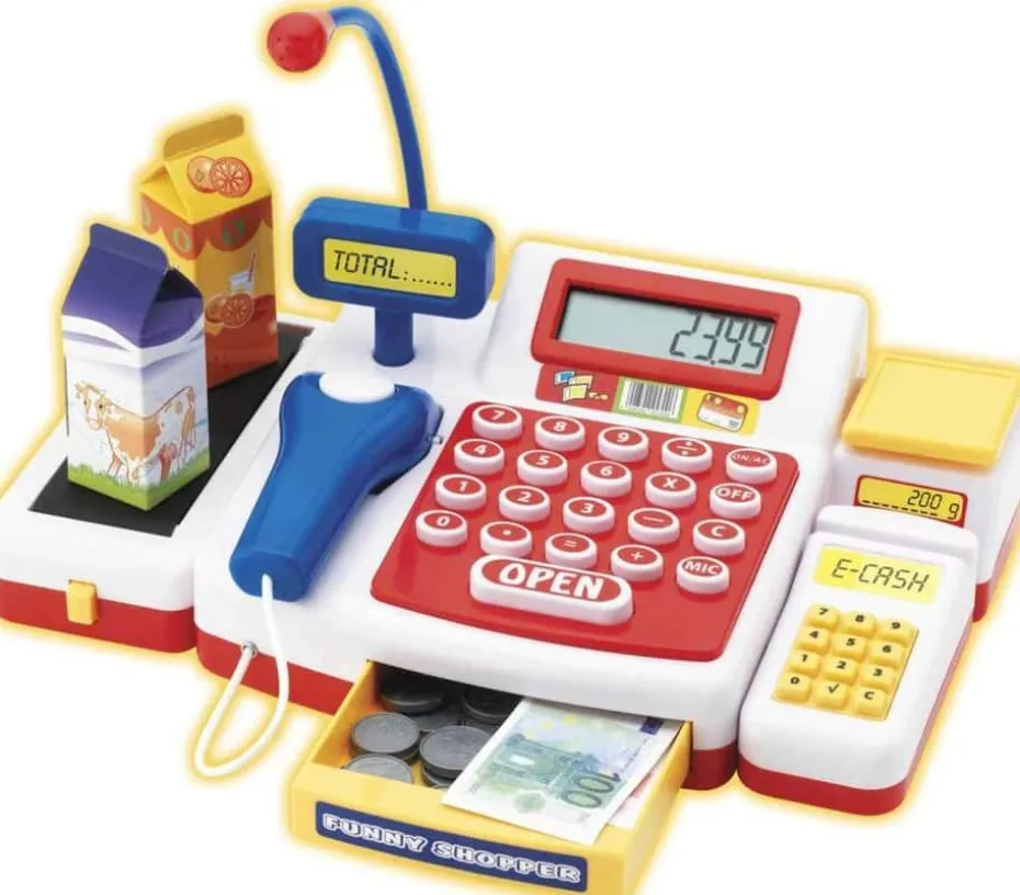 Kasseapparat med scanner