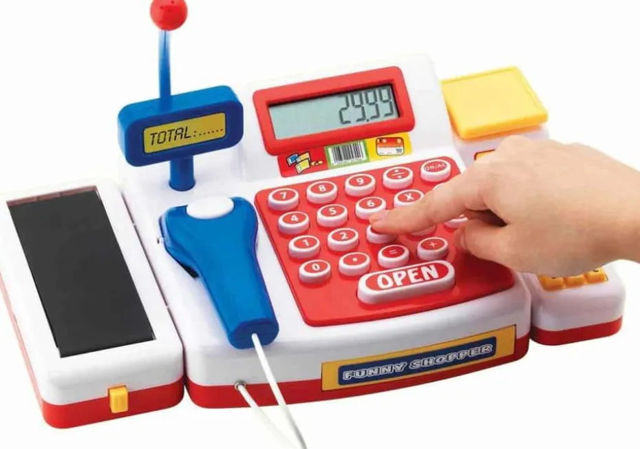 Kasseapparat med scanner