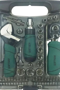 Kellen pipe- og skrutrekker sett 40 deler