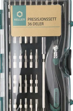 Kellen presisjonssett 36 deler