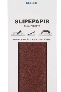 Kellen slipepapir 5-pk