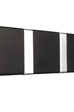 Knaggrekke Flex med 4 knagger (sort)