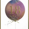Kort 18 år Ballong