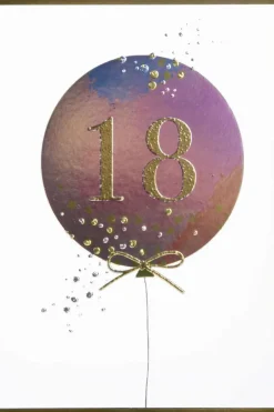 Kort 18 år Ballong