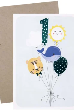 Kort 1 år Blå