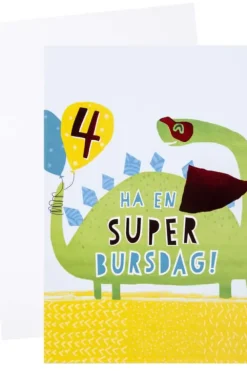 Kort 4 år Dinosaur
