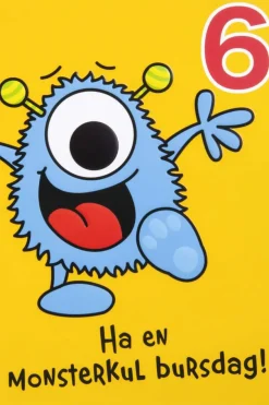 Kort 6 år Enøyd Monster