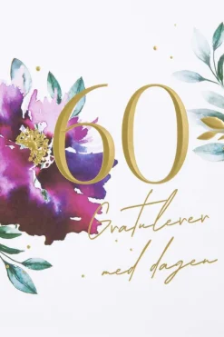 Kort 60 år Gratulerer med dagen