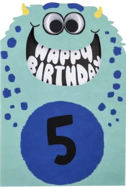 Kort 5 år Happy Monster