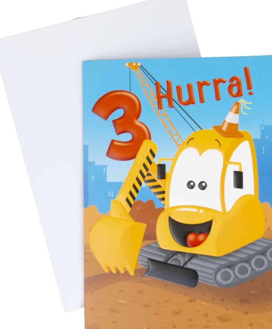 Kort 3 år Hurra!