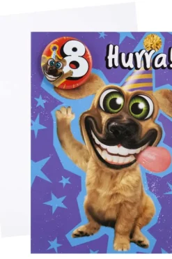 Kort 8 år Hurra!