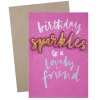 Kort Birthday Sparkles