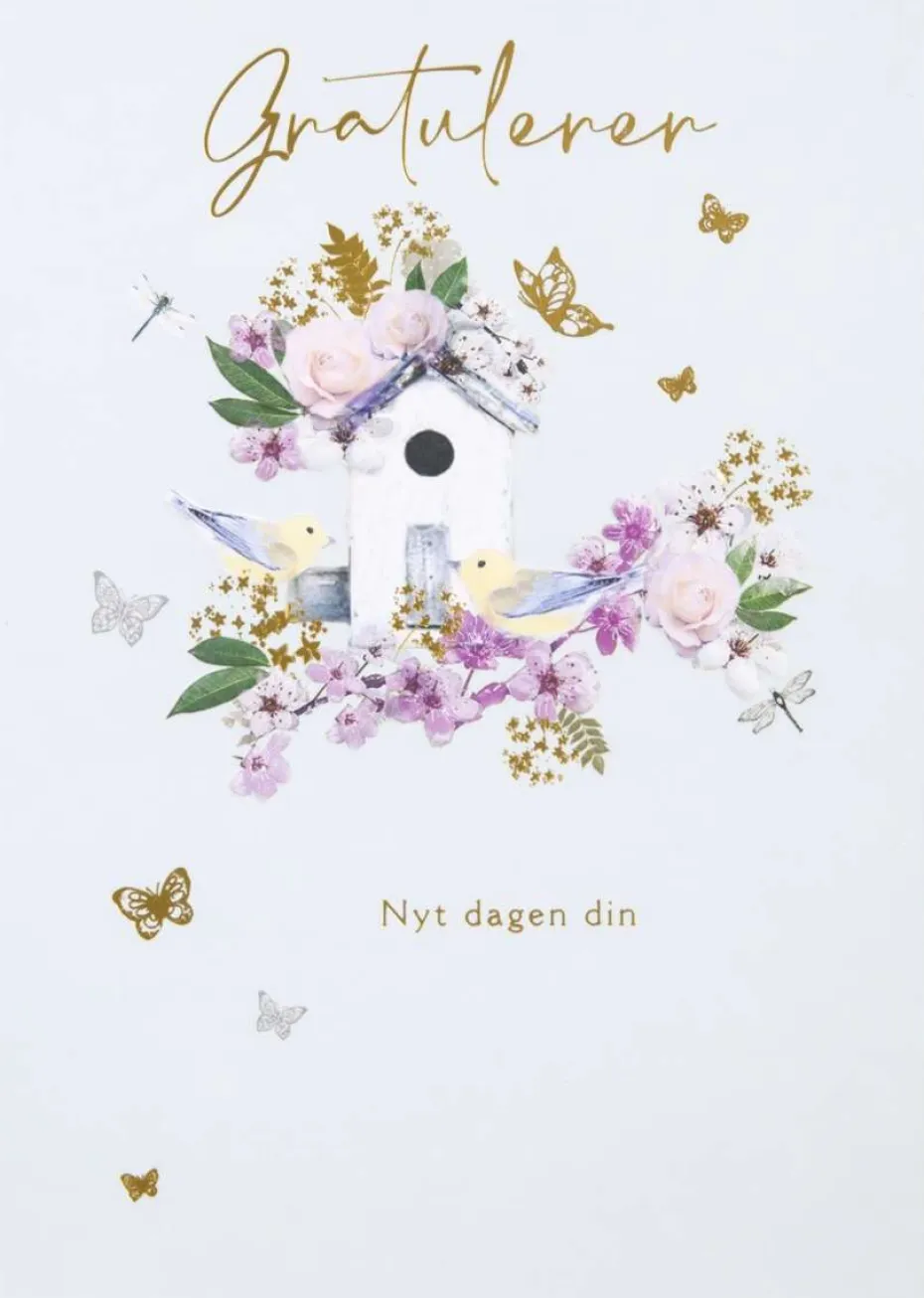 Kort Gratulerer - nyt dagen din