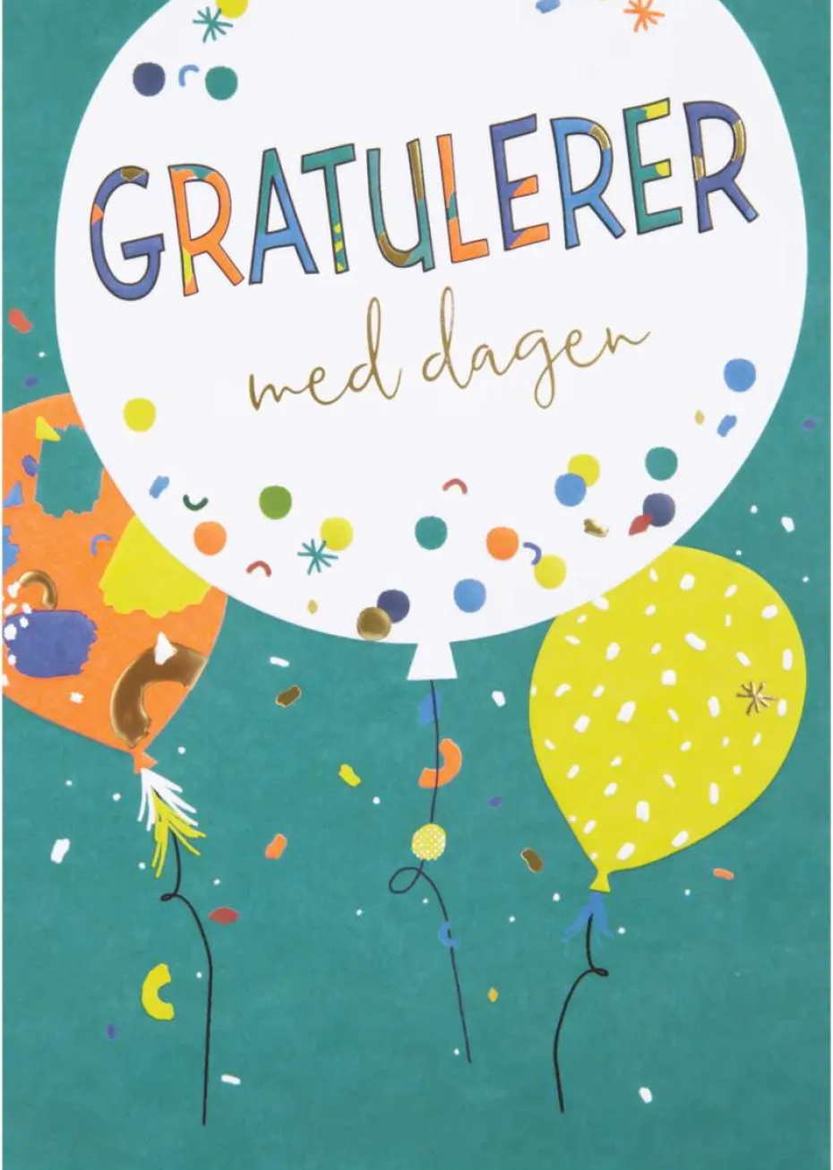 Kort Gratulerer med dagen