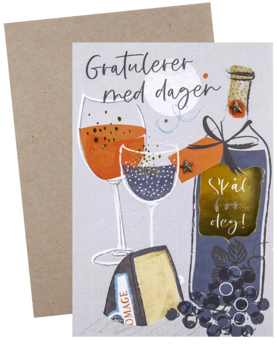 Kort Gratulerer med dagen