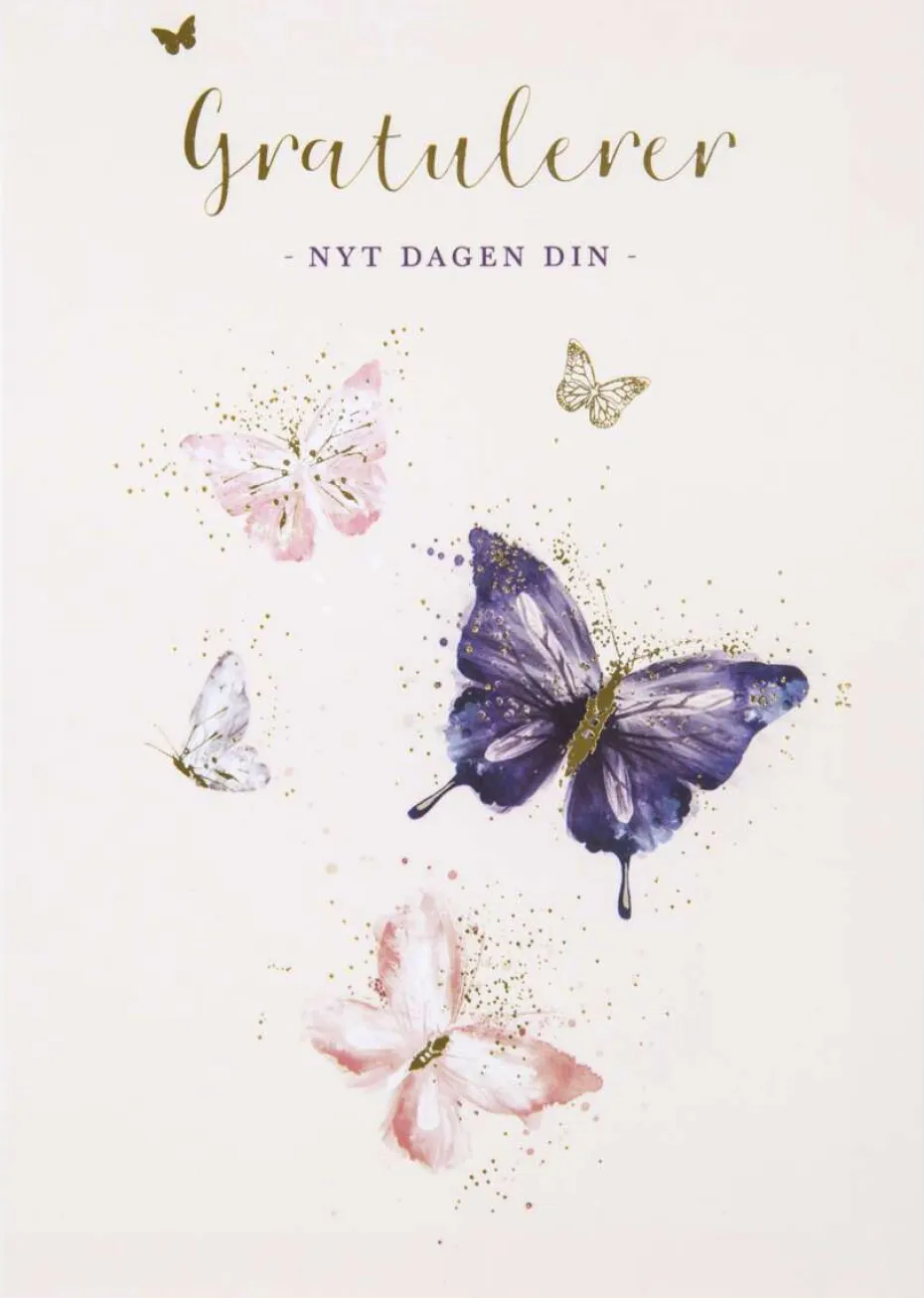 Kort Gratulerer med dagen
