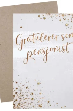 Kort Gratulerer pensjonist