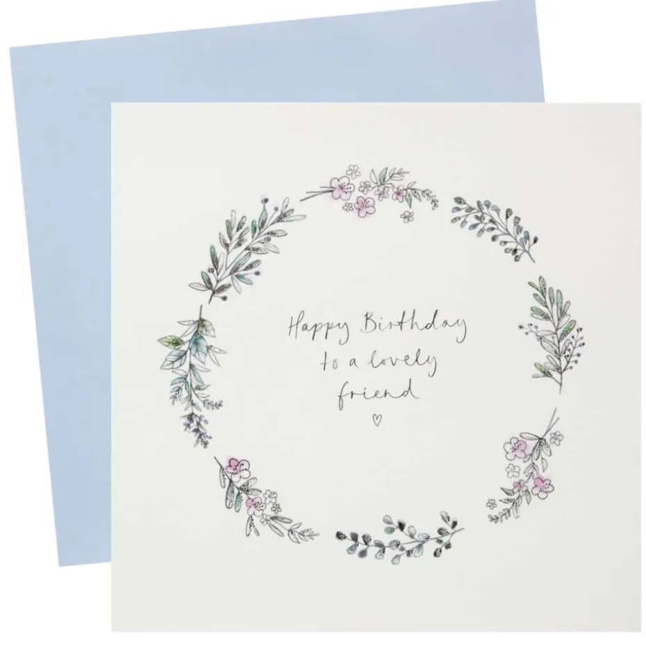 Kort Happy Birthday to a lovely friend