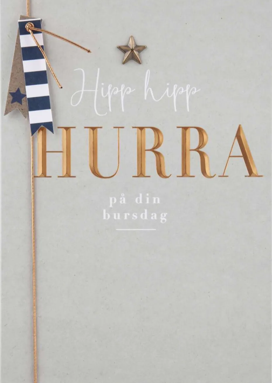 Kort Hipp hipp hurra på din bursdag