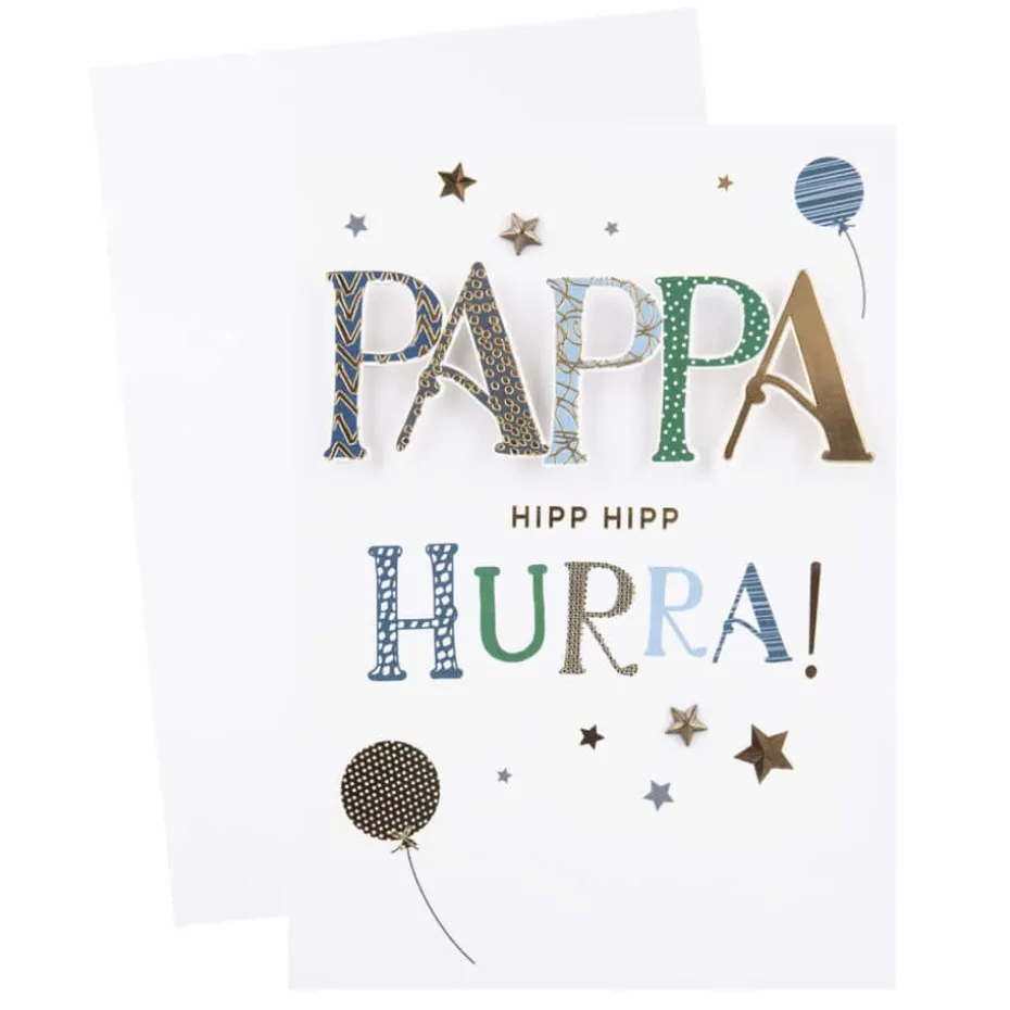 Kort Hipp hipp hurra Pappa