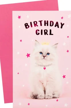 Kort Katt Birthday Girl