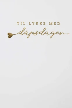 Kort Til lykke med dåpsdagen