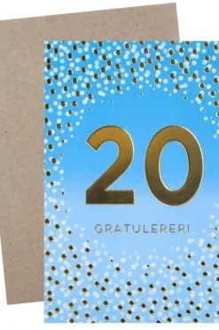 Kort 20 år Gratulerer