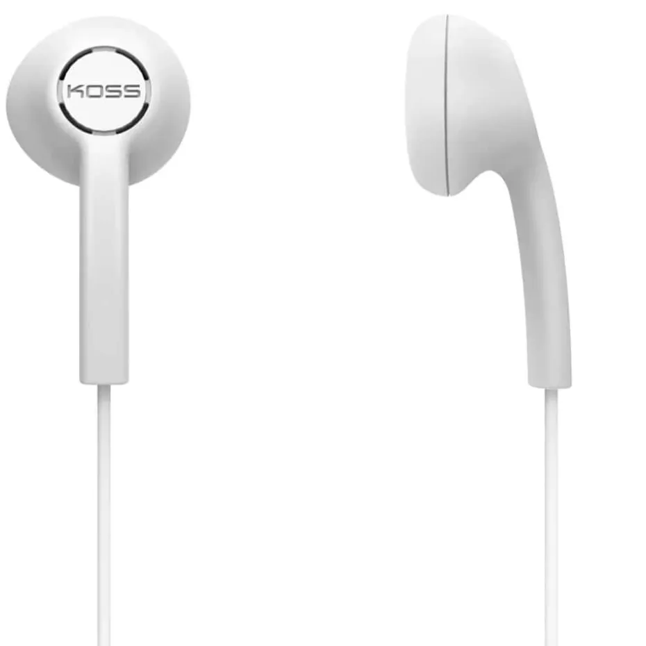 Koss in-Ear Øreplugger hvit