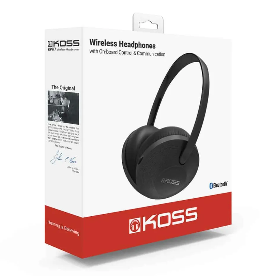 Koss KPH7 trådløse on-ear hodetelefoner