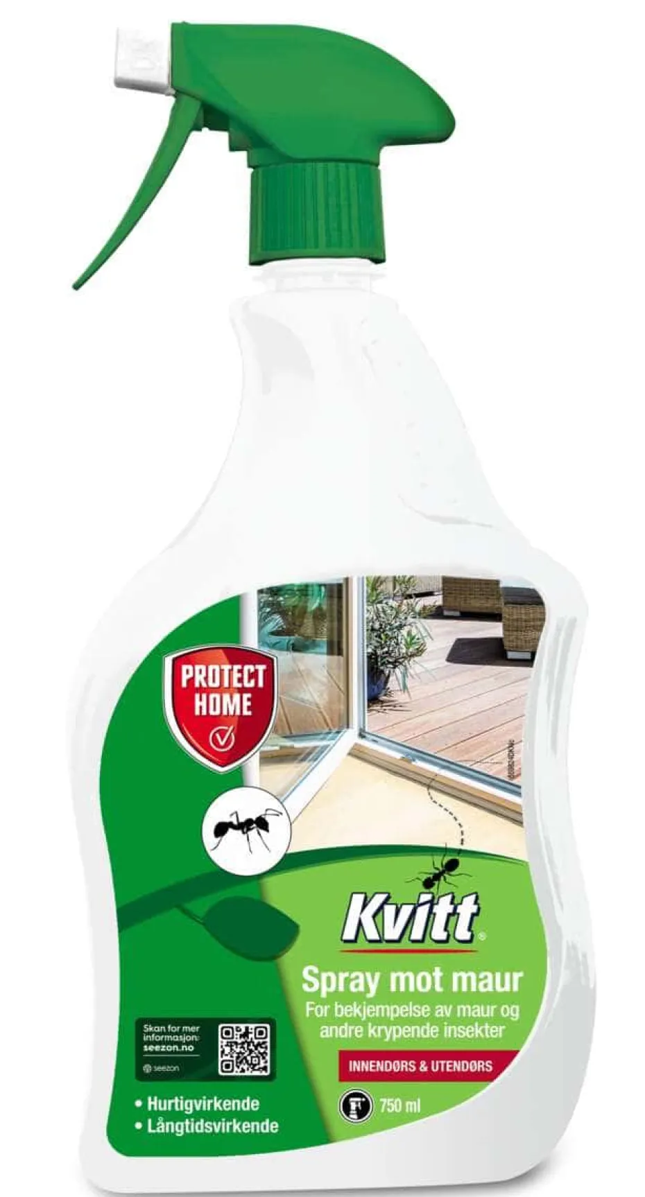 Kvitt spray mot maur